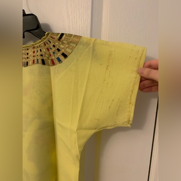 Yellow Egyptian Traditional Dress - Picture 7 of 10
